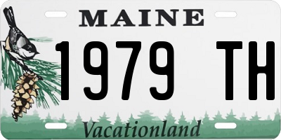 ME license plate 1979TH