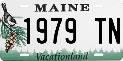 ME license plate 1979TN