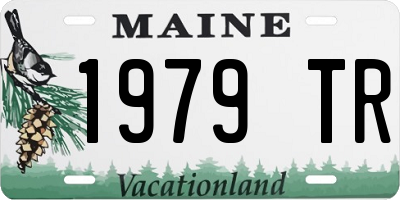 ME license plate 1979TR