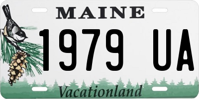 ME license plate 1979UA