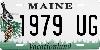 ME license plate 1979UG