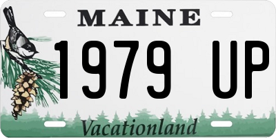 ME license plate 1979UP