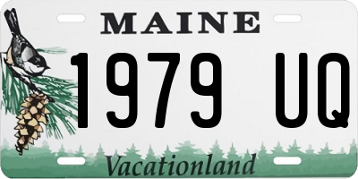 ME license plate 1979UQ