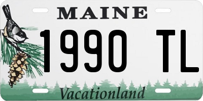 ME license plate 1990TL