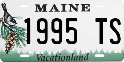 ME license plate 1995TS