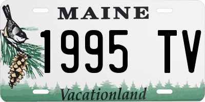 ME license plate 1995TV