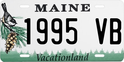 ME license plate 1995VB