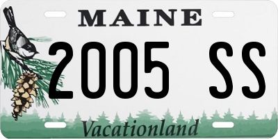 ME license plate 2005SS