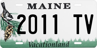 ME license plate 2011TV