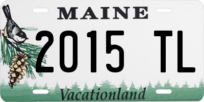ME license plate 2015TL