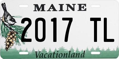 ME license plate 2017TL