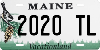 ME license plate 2020TL