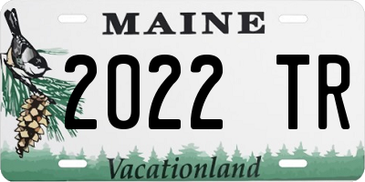 ME license plate 2022TR