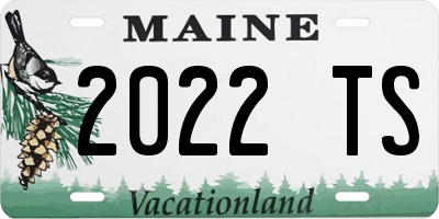 ME license plate 2022TS