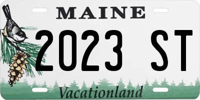 ME license plate 2023ST