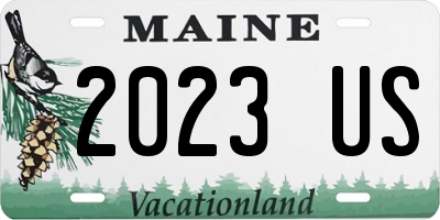 ME license plate 2023US