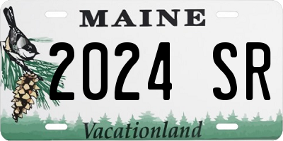 ME license plate 2024SR