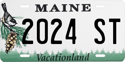 ME license plate 2024ST