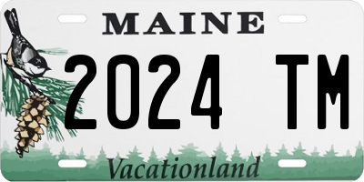 ME license plate 2024TM