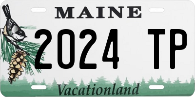ME license plate 2024TP