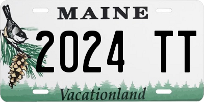 ME license plate 2024TT