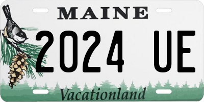 ME license plate 2024UE
