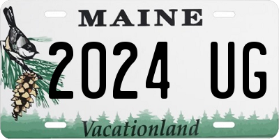 ME license plate 2024UG