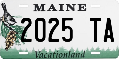 ME license plate 2025TA