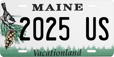 ME license plate 2025US