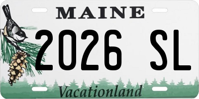 ME license plate 2026SL