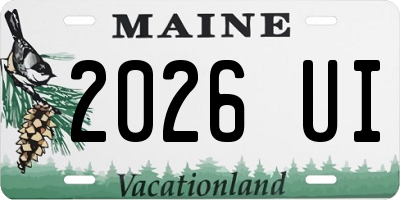 ME license plate 2026UI