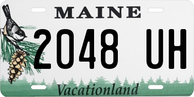 ME license plate 2048UH