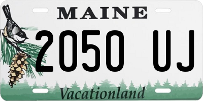 ME license plate 2050UJ