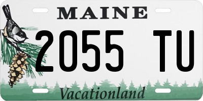 ME license plate 2055TU