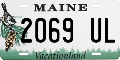 ME license plate 2069UL