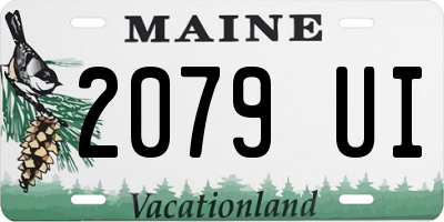 ME license plate 2079UI