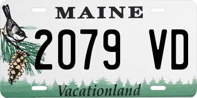 ME license plate 2079VD