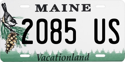 ME license plate 2085US