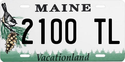 ME license plate 2100TL