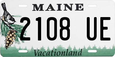 ME license plate 2108UE