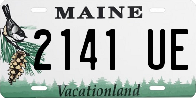 ME license plate 2141UE
