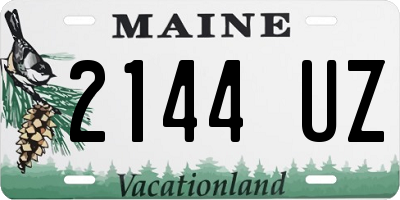 ME license plate 2144UZ