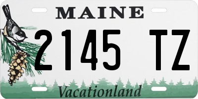 ME license plate 2145TZ