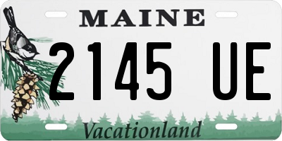 ME license plate 2145UE