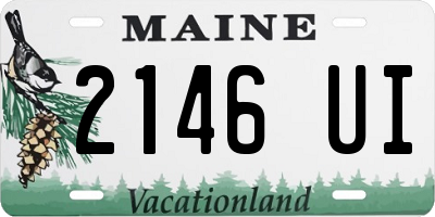 ME license plate 2146UI