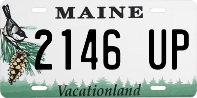 ME license plate 2146UP