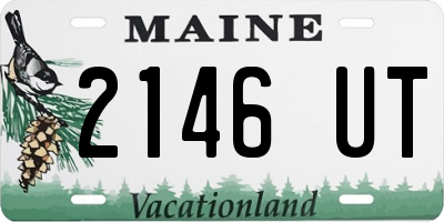 ME license plate 2146UT