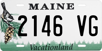 ME license plate 2146VG