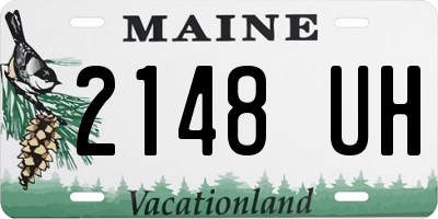 ME license plate 2148UH