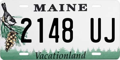 ME license plate 2148UJ